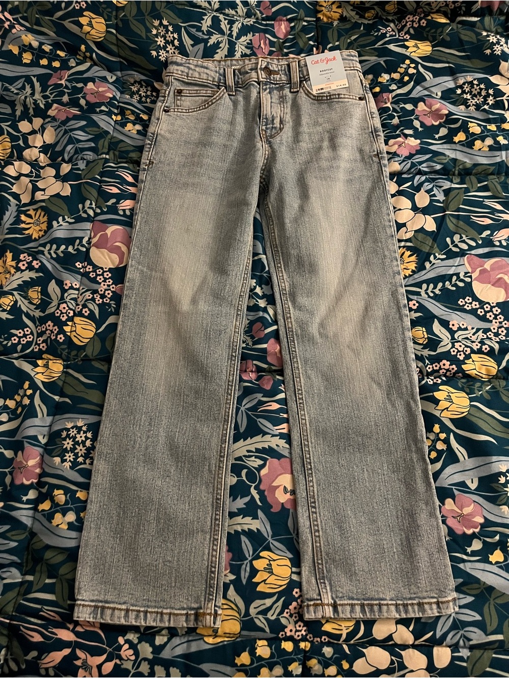 Cat & Jack Light Blue Bootcut Jeans Size 10 New with Tags